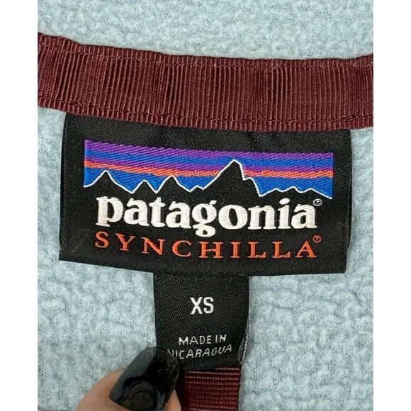 PATAGONIA WOMEN'S RARE COLOR COMBO LIGHTWEIGHT SYNCHILLA SNAP-T PULLOVER XS - Picture 7 of 12